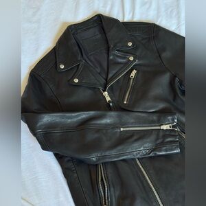 All Saints Large Leather Jacket